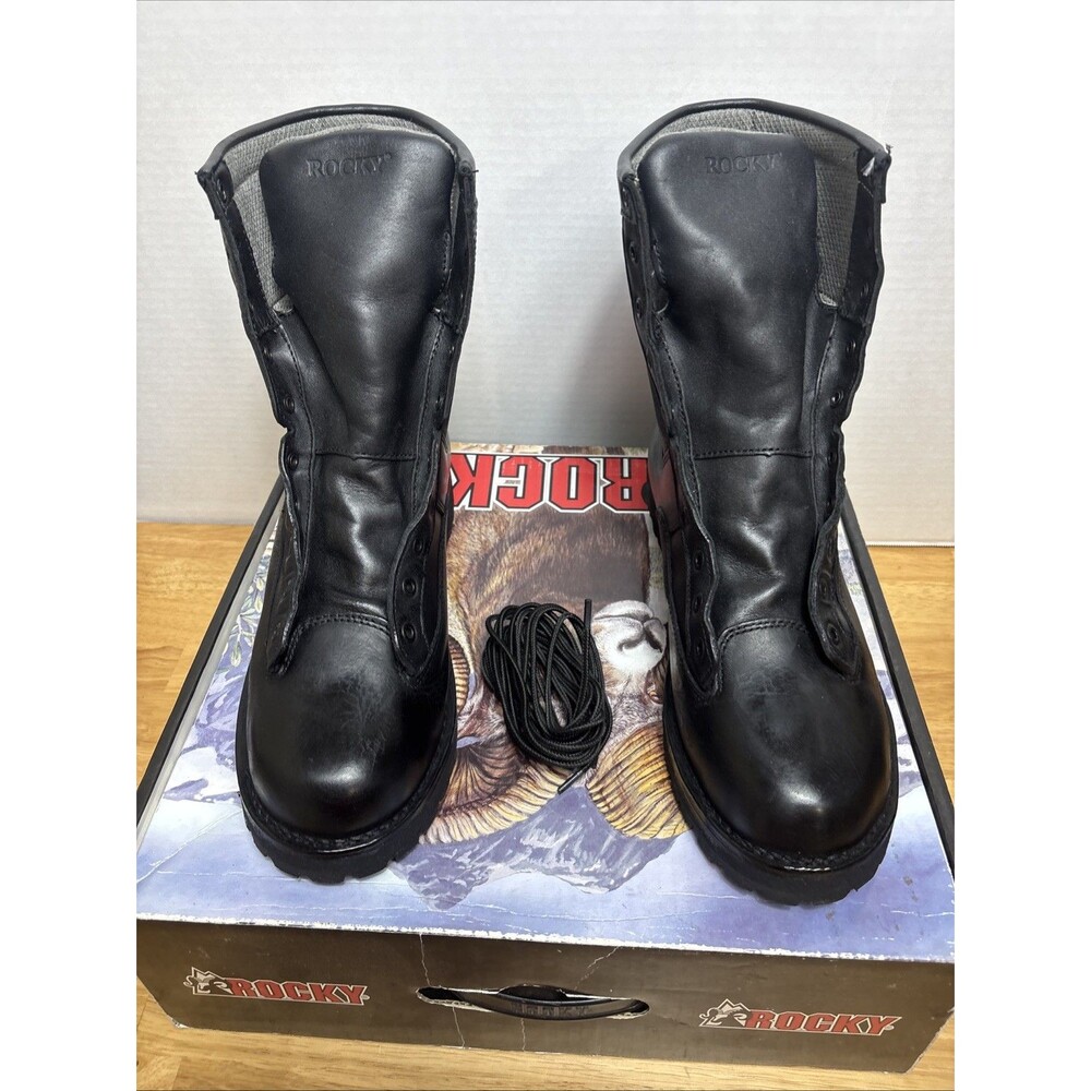 Rocky Portland Lace-to-Toe Waterproof Public Service Boots size 10.5 W #2080 8”
